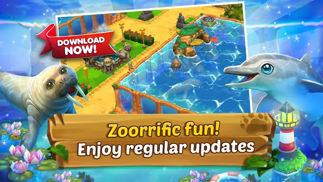 Zoo 2: Animal Park [MOD: безлимитные монеты и ресурсы] Screenshot 2