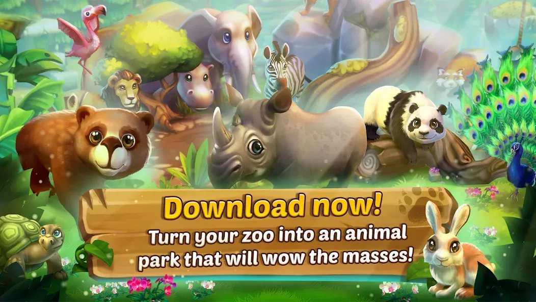Zoo 2: Animal Park [MOD: безлимитные монеты и ресурсы] Screenshot 4