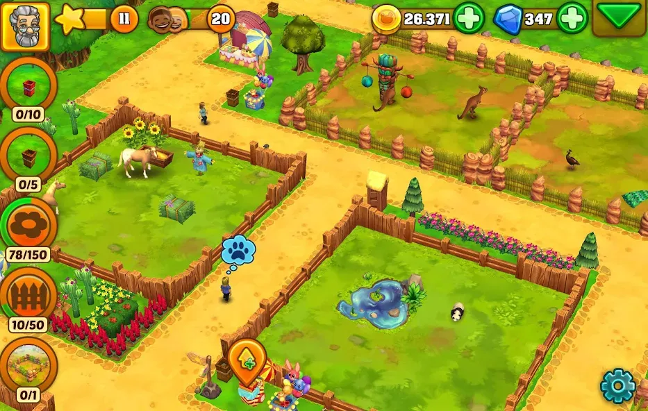 Zoo 2: Animal Park [MOD: безлимитные монеты и ресурсы] Screenshot 5
