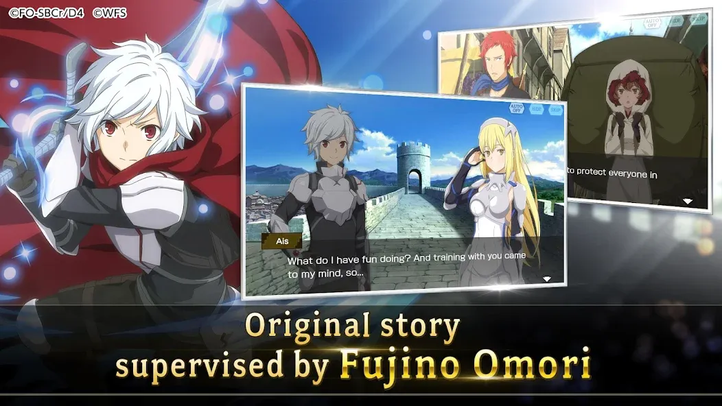 DanMachi - MEMORIA FREESE [MOD: безлимитные деньги и премиум-валюта] Screenshot 2