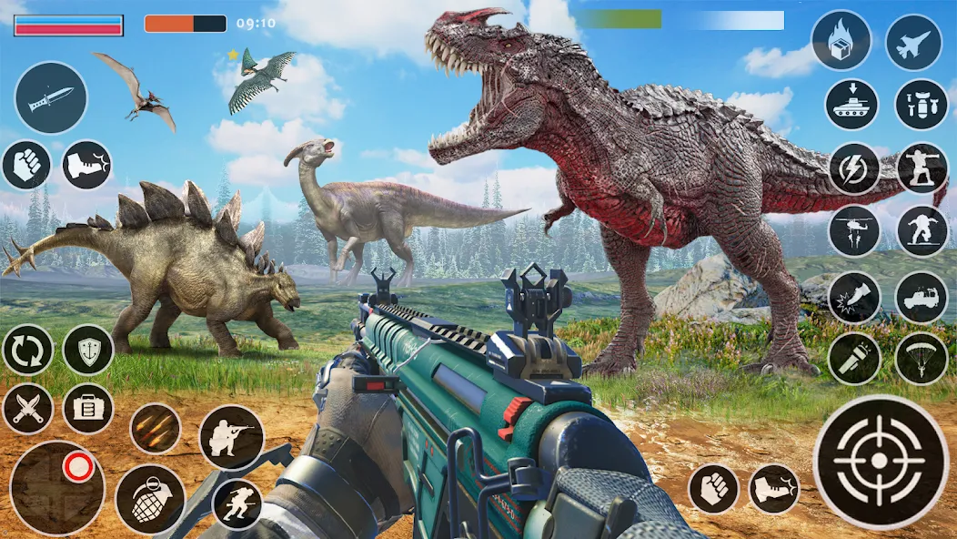 Wild Dino Hunting: Zoo Hunter [MOD: безлимитные деньги и всё оружие] Screenshot 2