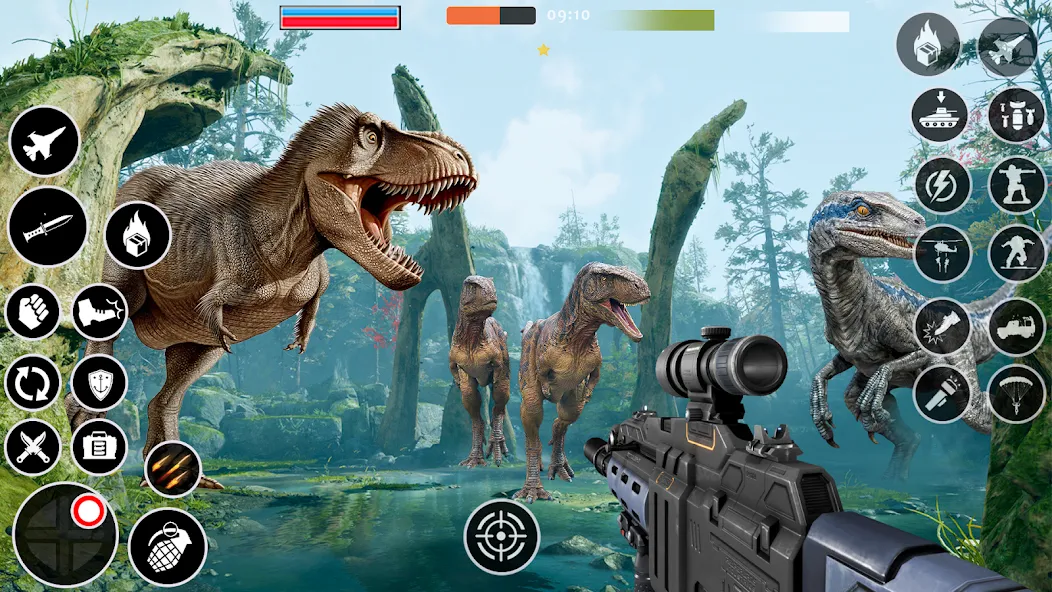 Wild Dino Hunting: Zoo Hunter [MOD: безлимитные деньги и всё оружие] Screenshot 4