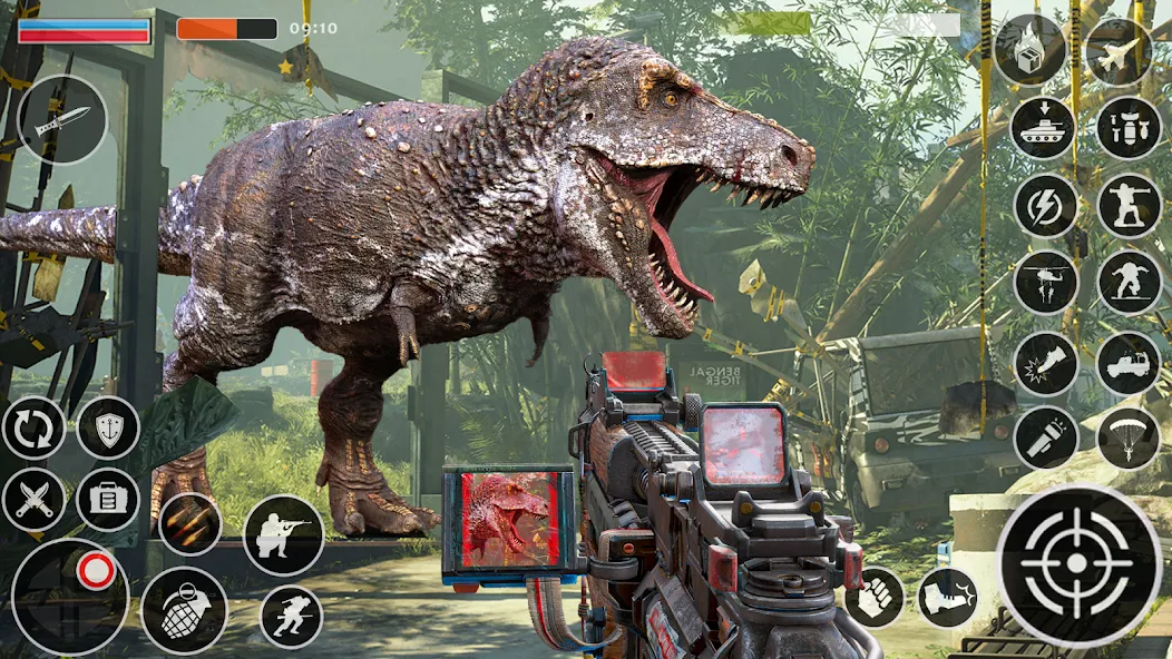 Wild Dino Hunting: Zoo Hunter [MOD: безлимитные деньги и всё оружие] Screenshot 5