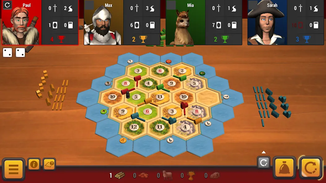 Catan Universe [MOD: безлимитные ресурсы и разблокированы карты] Screenshot 1