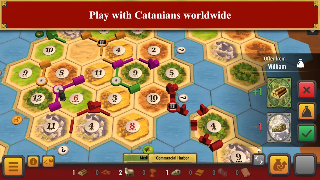 Catan Universe [MOD: безлимитные ресурсы и разблокированы карты] Screenshot 4