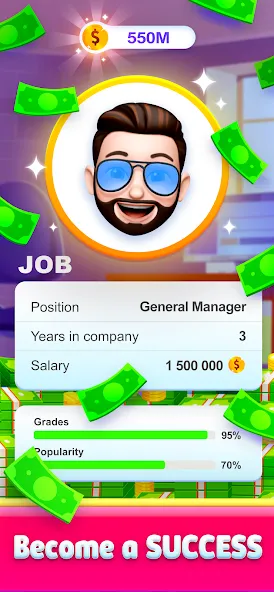 Story Life Simulator: Idle Sim [MOD: безлимитные деньги и всё открыто] Screenshot 3