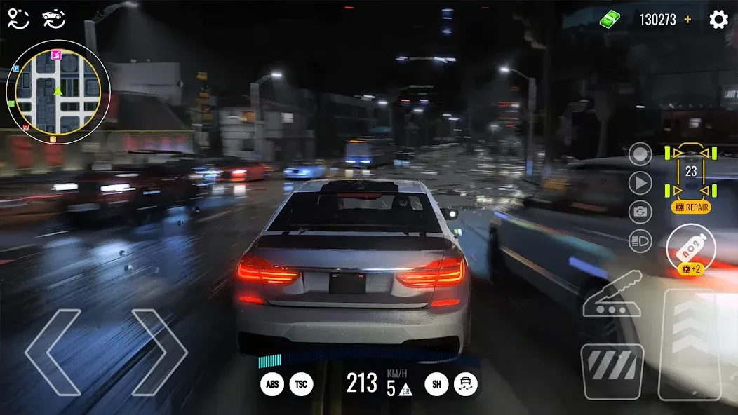 Driving Real Race City 3D [MOD: безлимитные деньги и топливо] Screenshot 3