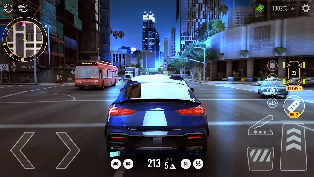 Driving Real Race City 3D [MOD: безлимитные деньги и топливо] Screenshot 4