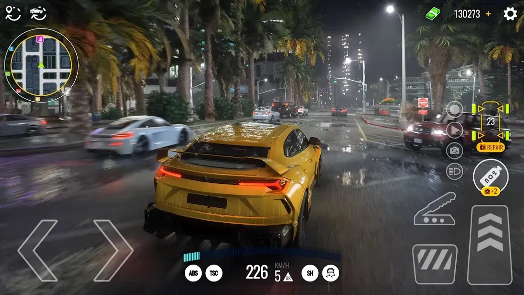 Driving Real Race City 3D [MOD: безлимитные деньги и топливо] Screenshot 5