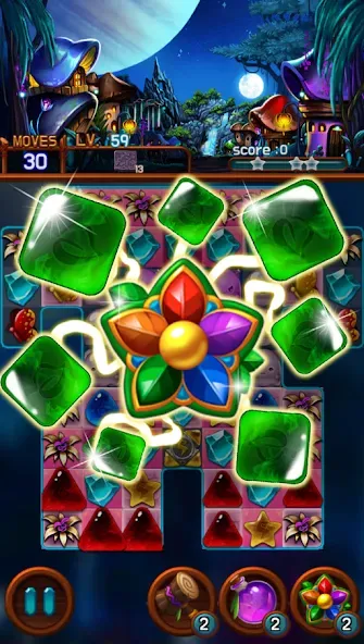 Jewel Galaxy [MOD: безлимитные монеты и бустеры] Screenshot 1
