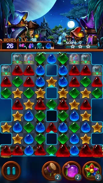 Jewel Galaxy [MOD: безлимитные монеты и бустеры] Screenshot 5
