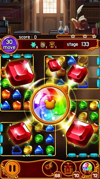 Jewel Magic Castle [MOD: безлимитные монеты и жизни] Screenshot 1