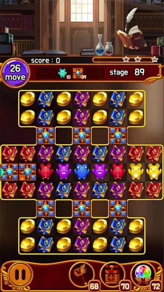 Jewel Magic Castle [MOD: безлимитные монеты и жизни] Screenshot 2