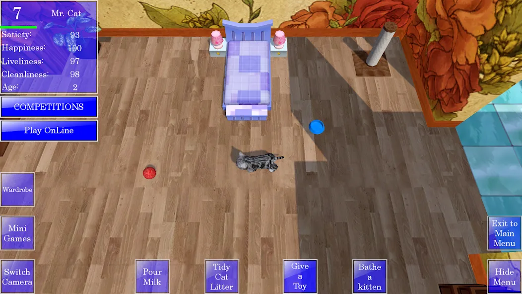 Cute Pocket Cat 3D [MOD: много монет и все коты открыты] Screenshot 1