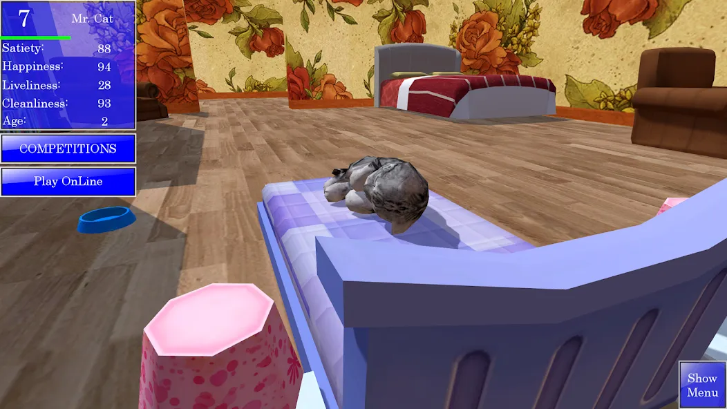 Cute Pocket Cat 3D [MOD: много монет и все коты открыты] Screenshot 3