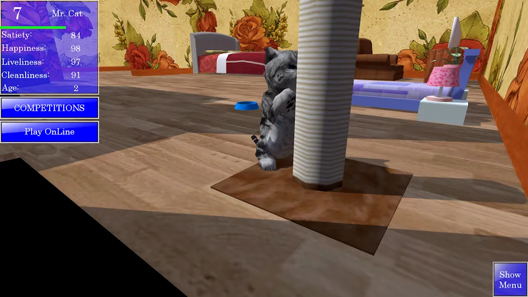 Cute Pocket Cat 3D [MOD: много монет и все коты открыты] Screenshot 5