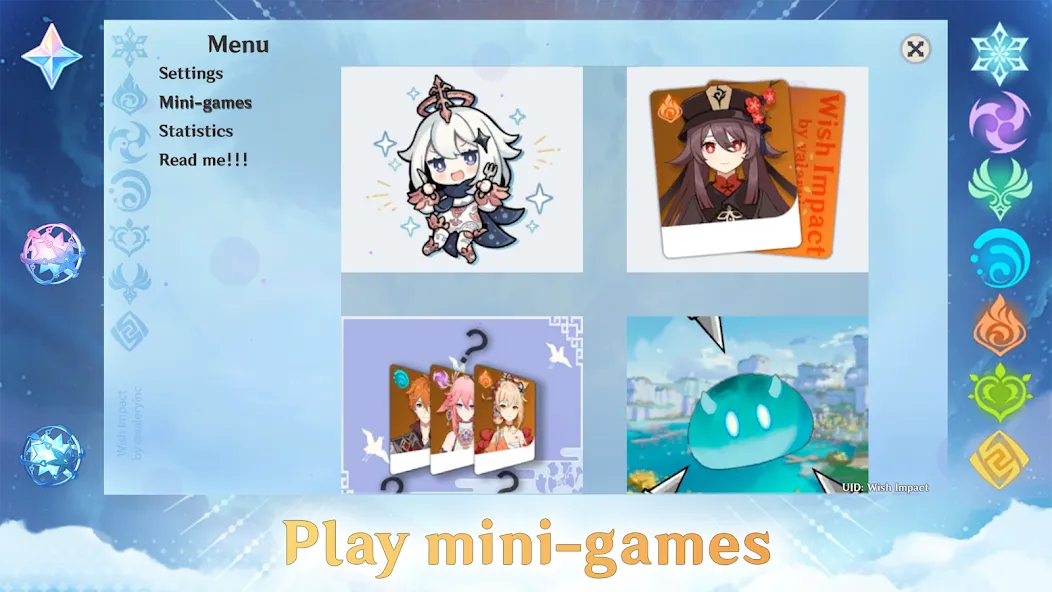 Wish Impact: Genshin Wish Sim [MOD: безлимитные примогемы и желания] Screenshot 5