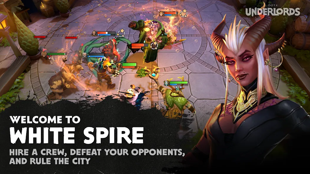 Dota Underlords [MOD: безлимитные деньги и усиленные герои] Screenshot 1
