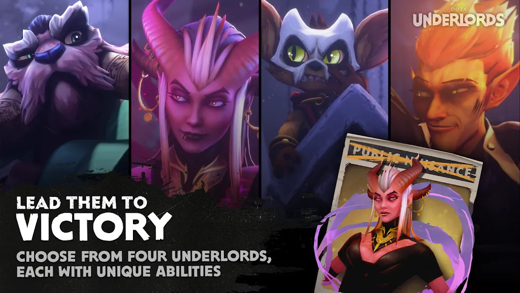 Dota Underlords [MOD: безлимитные деньги и усиленные герои] Screenshot 5