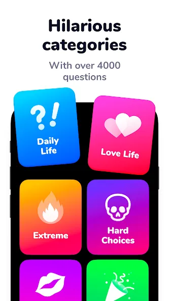 Dilemmaly - Would you rather? [MOD: безлимитные дилеммы и все режимы] Screenshot 2
