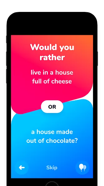 Dilemmaly - Would you rather? [MOD: безлимитные дилеммы и все режимы] Screenshot 3