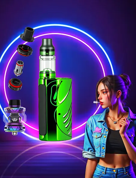 Virtual Vape Smoke Simulation [MOD: больше дыма и эффектов] Screenshot 3