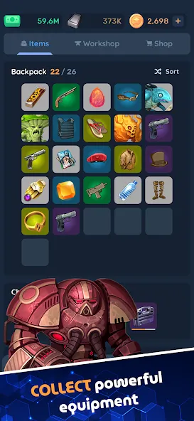 Lost Vault: AFK Retro RPG [MOD: много денег и опыта] Screenshot 2
