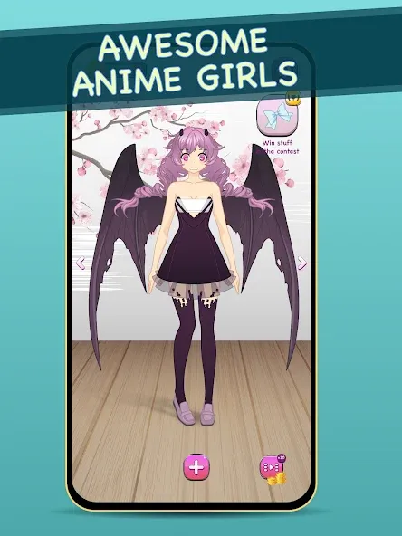 Anime Dress Up for Adults [MOD: все наряды и аксессуары открыты] Screenshot 1