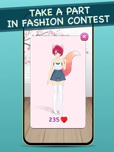 Anime Dress Up for Adults [MOD: все наряды и аксессуары открыты] Screenshot 5