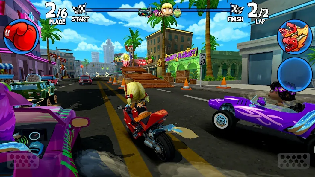 Beach Buggy Racing 2 [MOD: безлимитные деньги и все машины] Screenshot 2