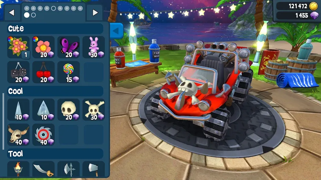 Beach Buggy Racing 2 [MOD: безлимитные деньги и все машины] Screenshot 4