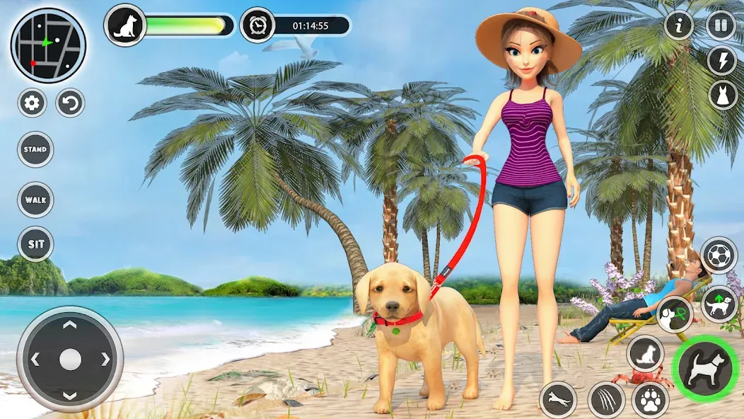 Dog Simulator Pet Dog Games 3D [MOD: безлимитные деньги и питомцы] Screenshot 1
