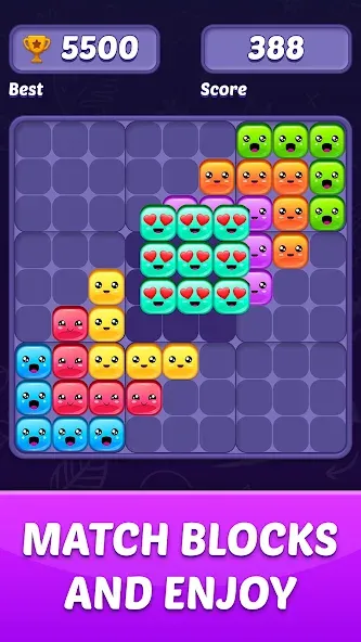 Block Puzzle Game [MOD: без рекламы и бесконечные подсказки] Screenshot 1