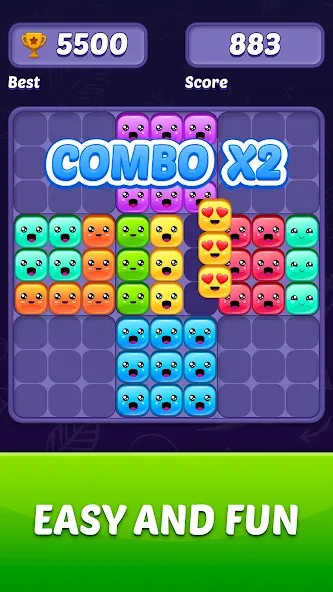 Block Puzzle Game [MOD: без рекламы и бесконечные подсказки] Screenshot 3