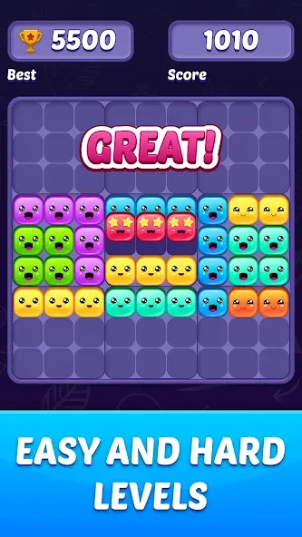 Block Puzzle Game [MOD: без рекламы и бесконечные подсказки] Screenshot 5