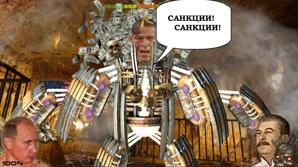 Путин против Инопланетян [MOD: безлимитные патроны и здоровье] Screenshot 2