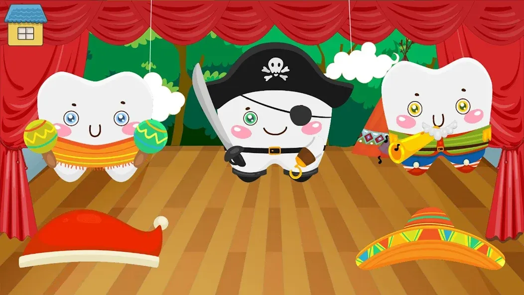Funny Teeth kids dentist care! [MOD: безлимитные деньги и все инструменты] Screenshot 2