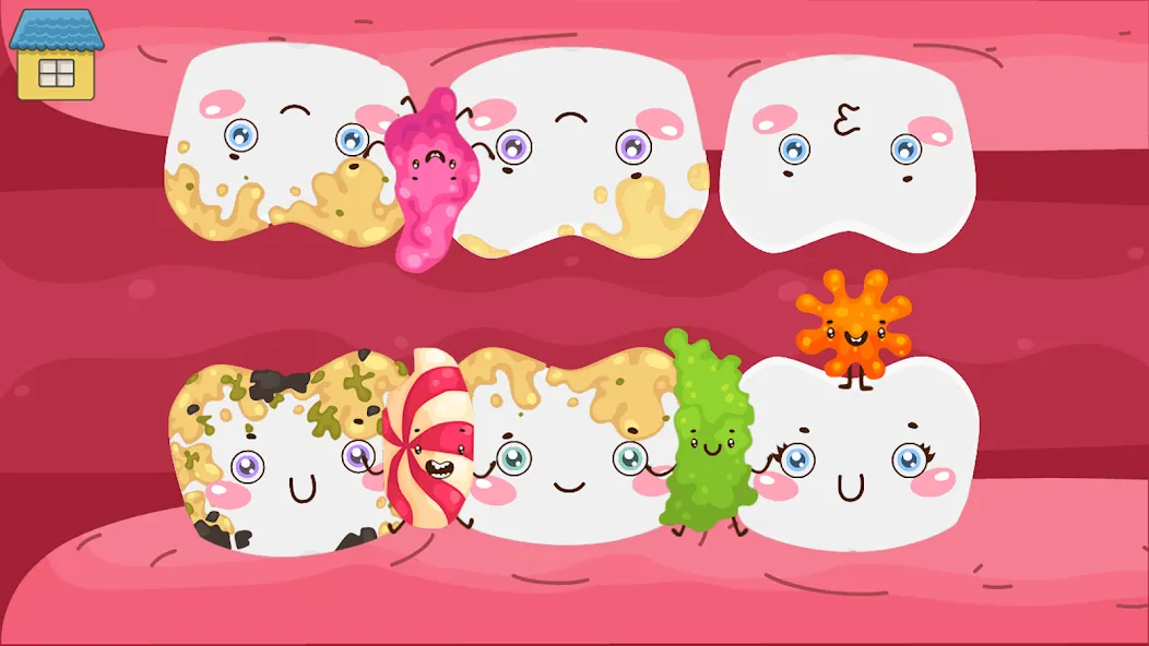 Funny Teeth kids dentist care! [MOD: безлимитные деньги и все инструменты] Screenshot 5