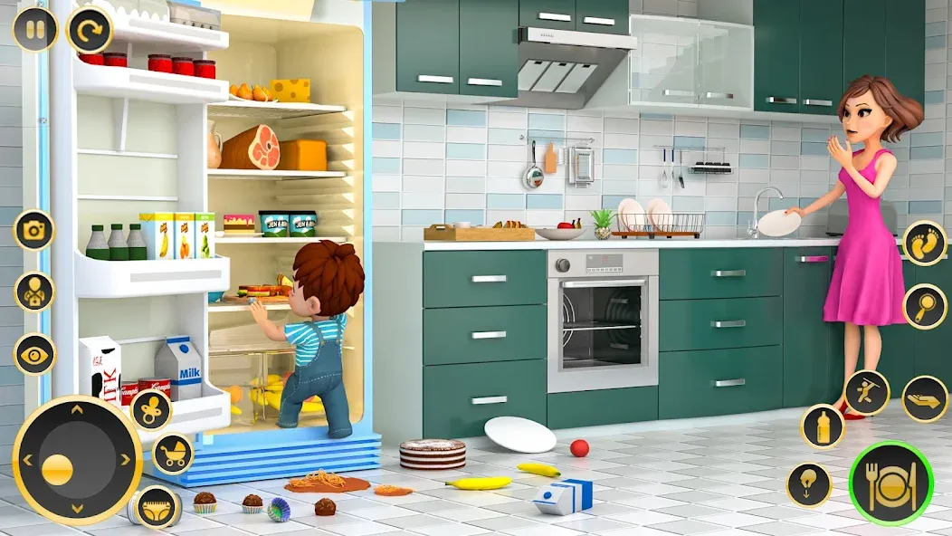The Mother Sim Life Mom Games [MOD: безлимитные деньги и все уровни открыты] Screenshot 1