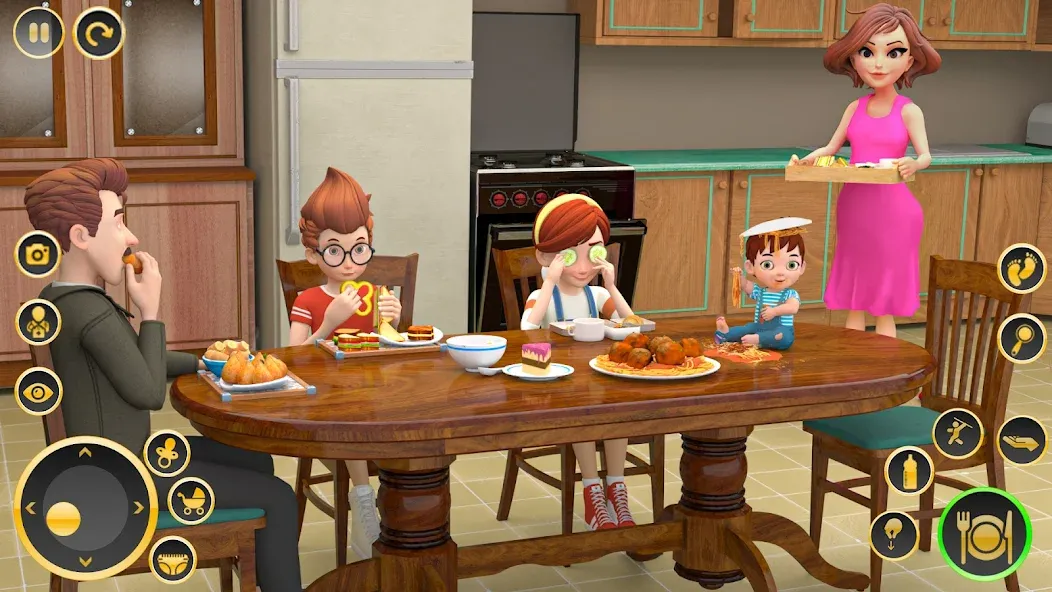 The Mother Sim Life Mom Games [MOD: безлимитные деньги и все уровни открыты] Screenshot 3
