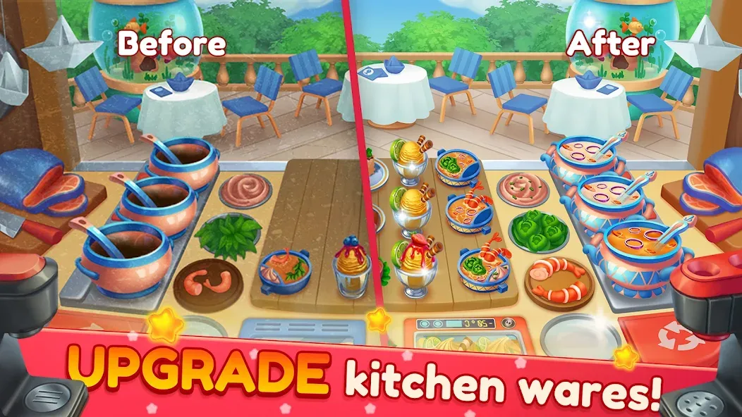 Cooking Artist: Kitchen Game [MOD: безлимитные деньги и энергия] Screenshot 2