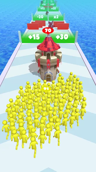 Count Masters Crowd Runner [MOD: безлимитные монеты и все уровни] Screenshot 2