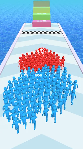 Count Masters Crowd Runner [MOD: безлимитные монеты и все уровни] Screenshot 4