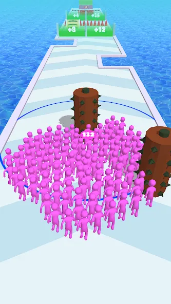 Count Masters Crowd Runner [MOD: безлимитные монеты и все уровни] Screenshot 5