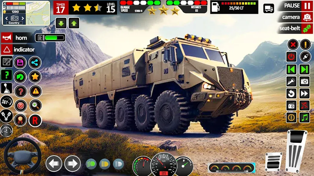 Army Truck Transport Game 2023 [MOD: безлимитные деньги и топливо] Screenshot 2