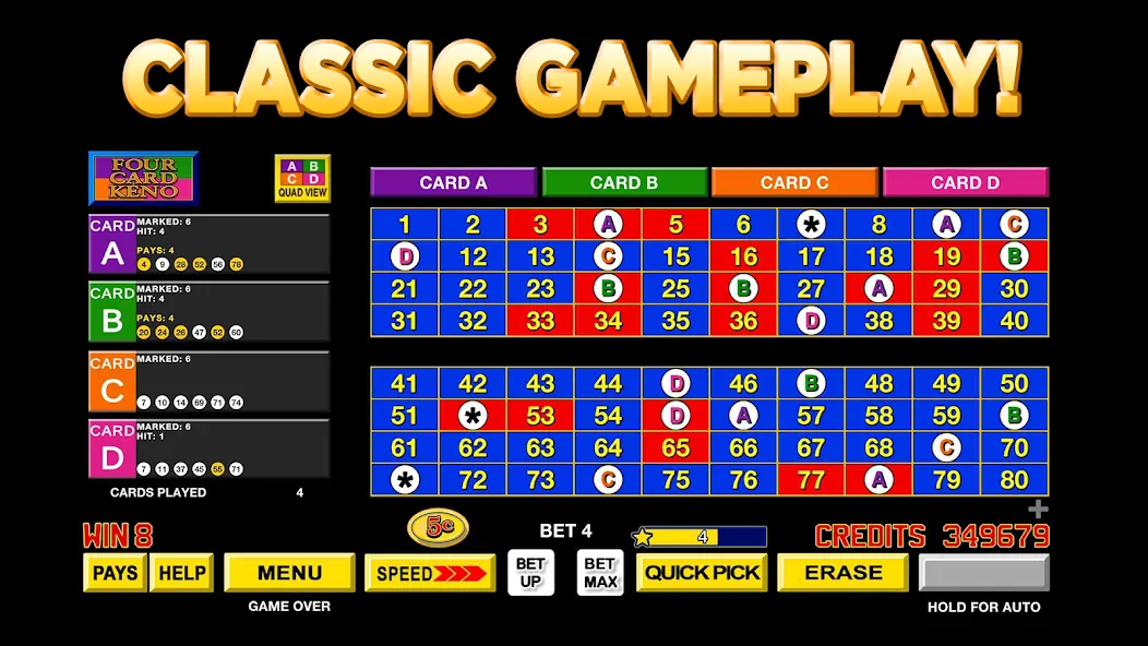 Keno Star - Multi Card Games [MOD: безлимитные монеты и все карты] Screenshot 3