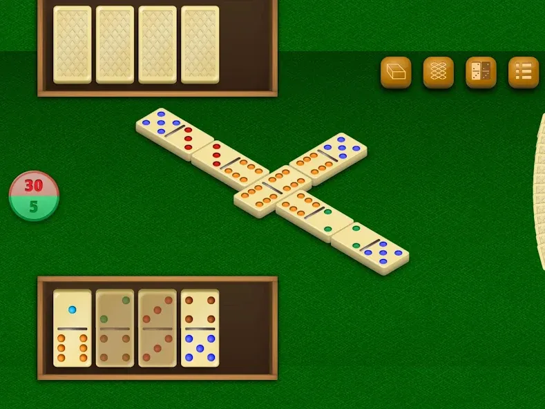Dominoes [MOD: безлимитные подсказки и открыты все режимы] Screenshot 3
