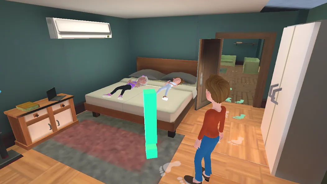 Super Dad Virtual : Happy Game [MOD: безлимитные деньги и энергия] Screenshot 3