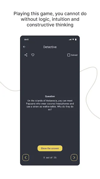 Kit - Yes or no puzzles [MOD: открыты все головоломки] Screenshot 3