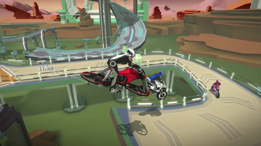 Gravity Rider Zero [MOD: безлимитные деньги и топливо] Screenshot 4